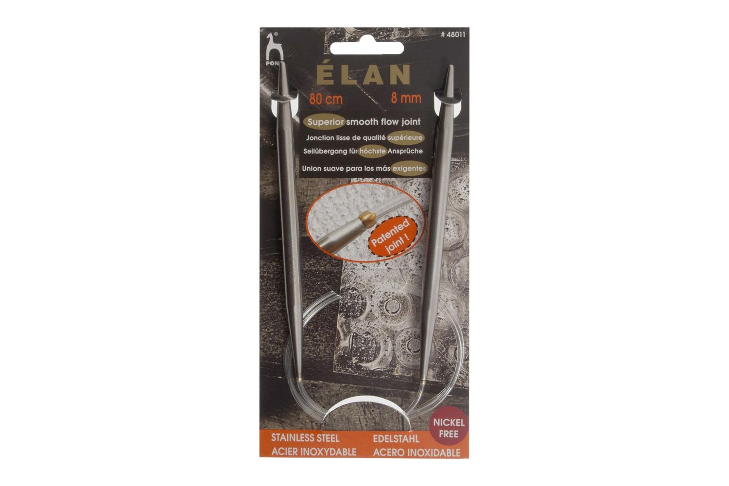Pony Gro-p48011 - Ss Cir Kp 80cmx800 - Knitting Pins Circula