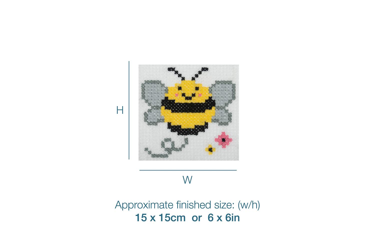 Trimits Gro-gcs88 - Xstitch Bee - Counted Cross Stitch Kit B-3