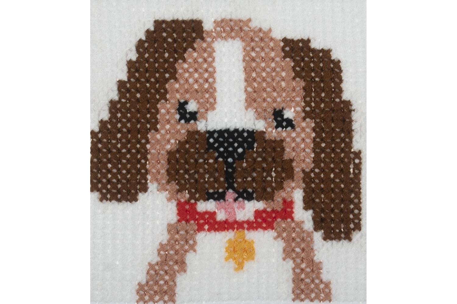 Trimits Gro-gcs90 - Xstitch Dog - Counted Cross Stitch Kit D