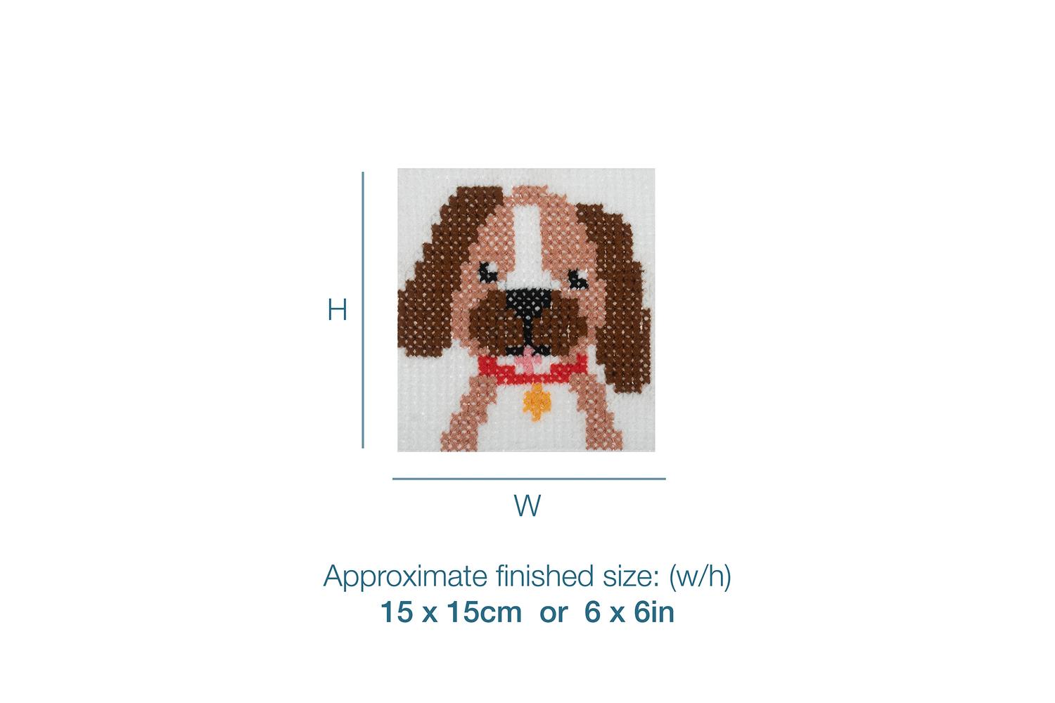 Trimits Gro-gcs90 - Xstitch Dog - Counted Cross Stitch Kit D-3
