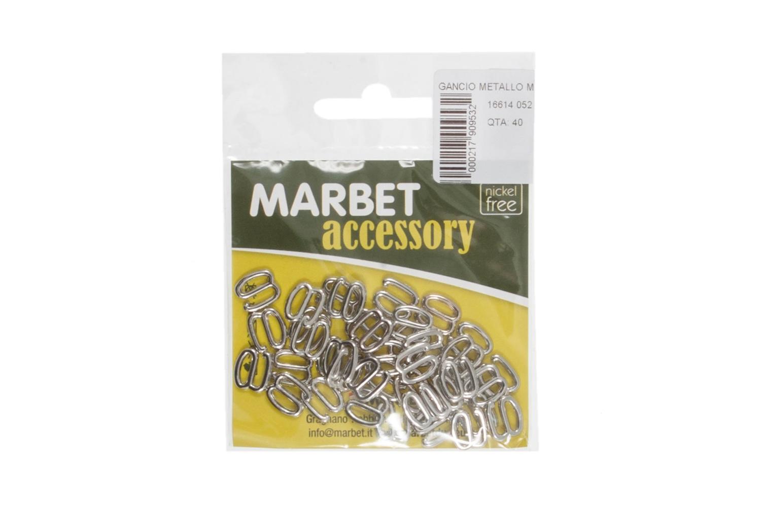 Marbet Gro-mb16614.052 - Hk Ometal 12mm Pk40 - Hook Opened M