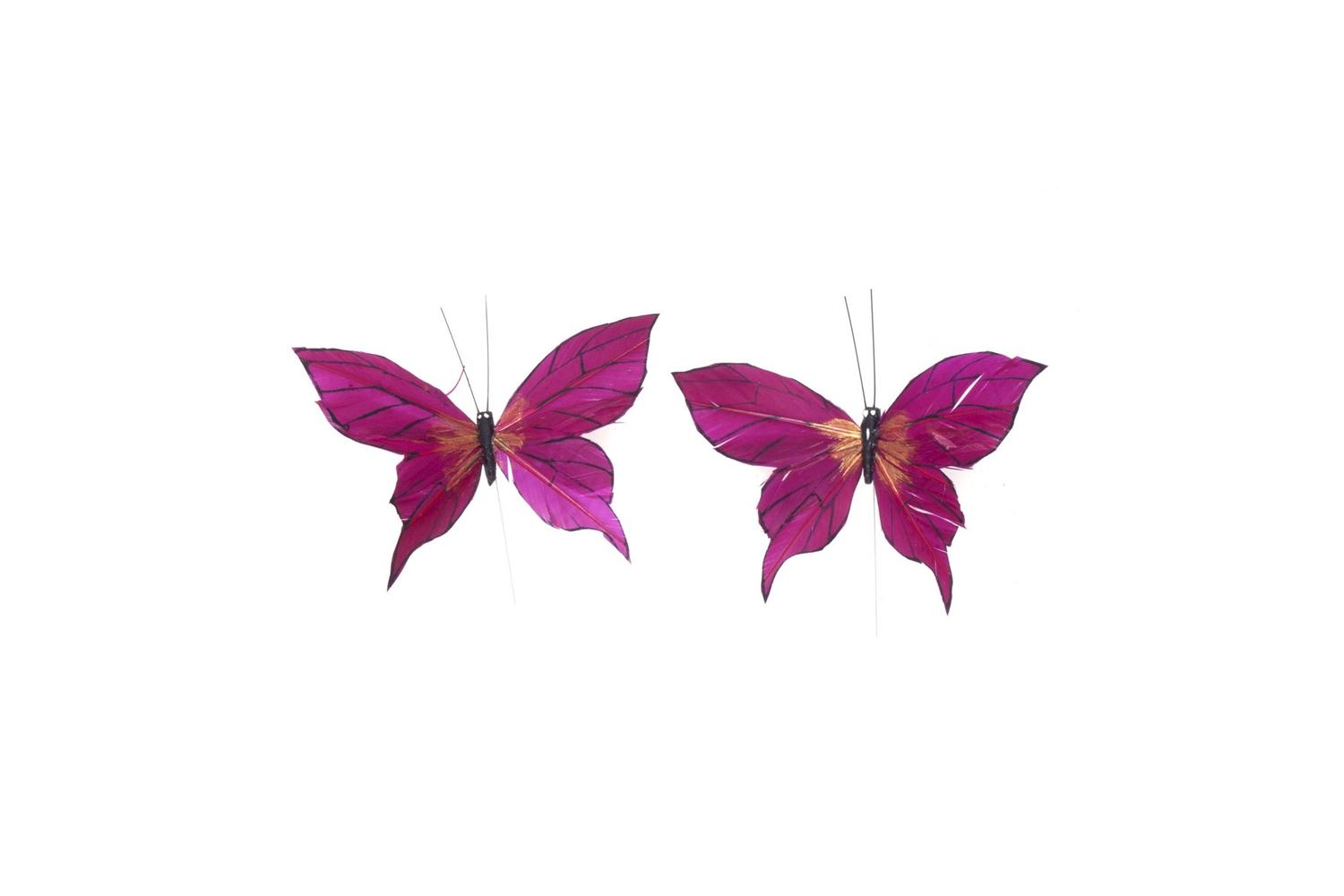 Occasions Gro-c5077bg - Butterfly 13cm Painted Pack Of 12 Bu