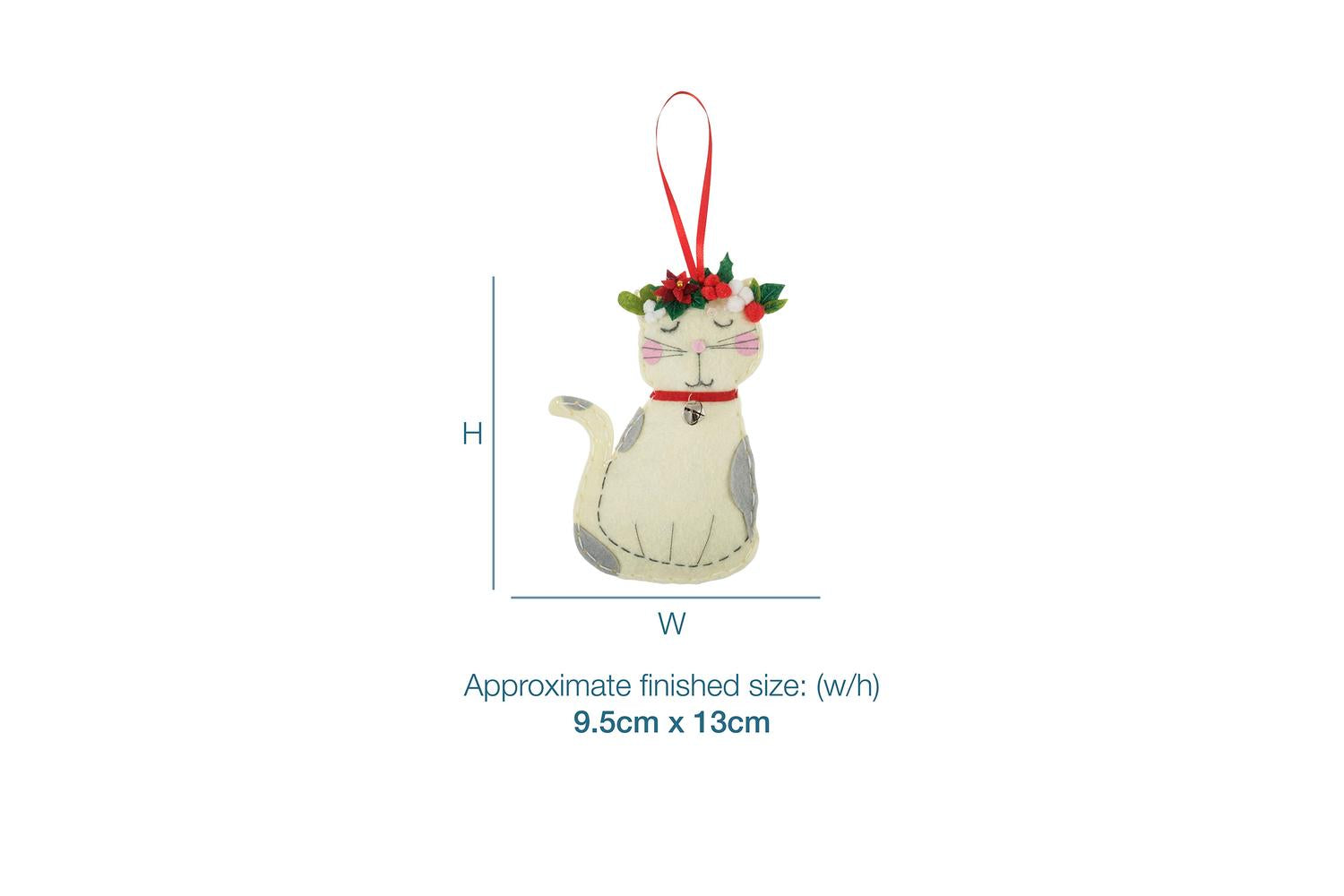 Trimits Gro-gck166 - Felt Dec Cat - Felt Decoration Kit Chri-4