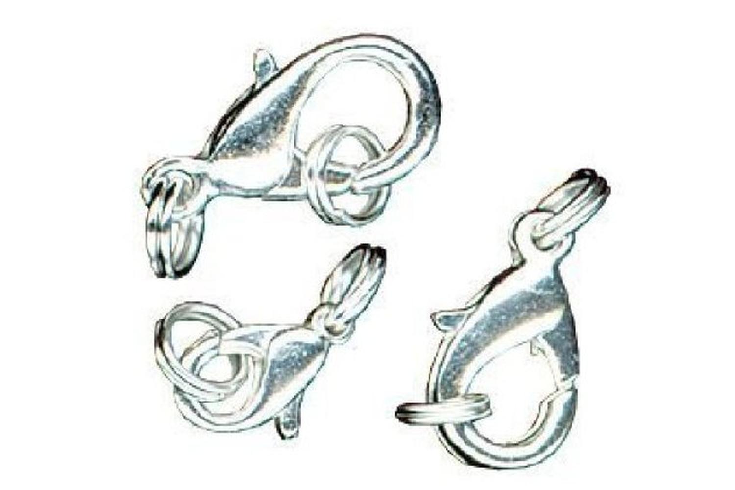 Gutermann Gro-667536 - Spring Clasps Slv - Spring Clasps Sil