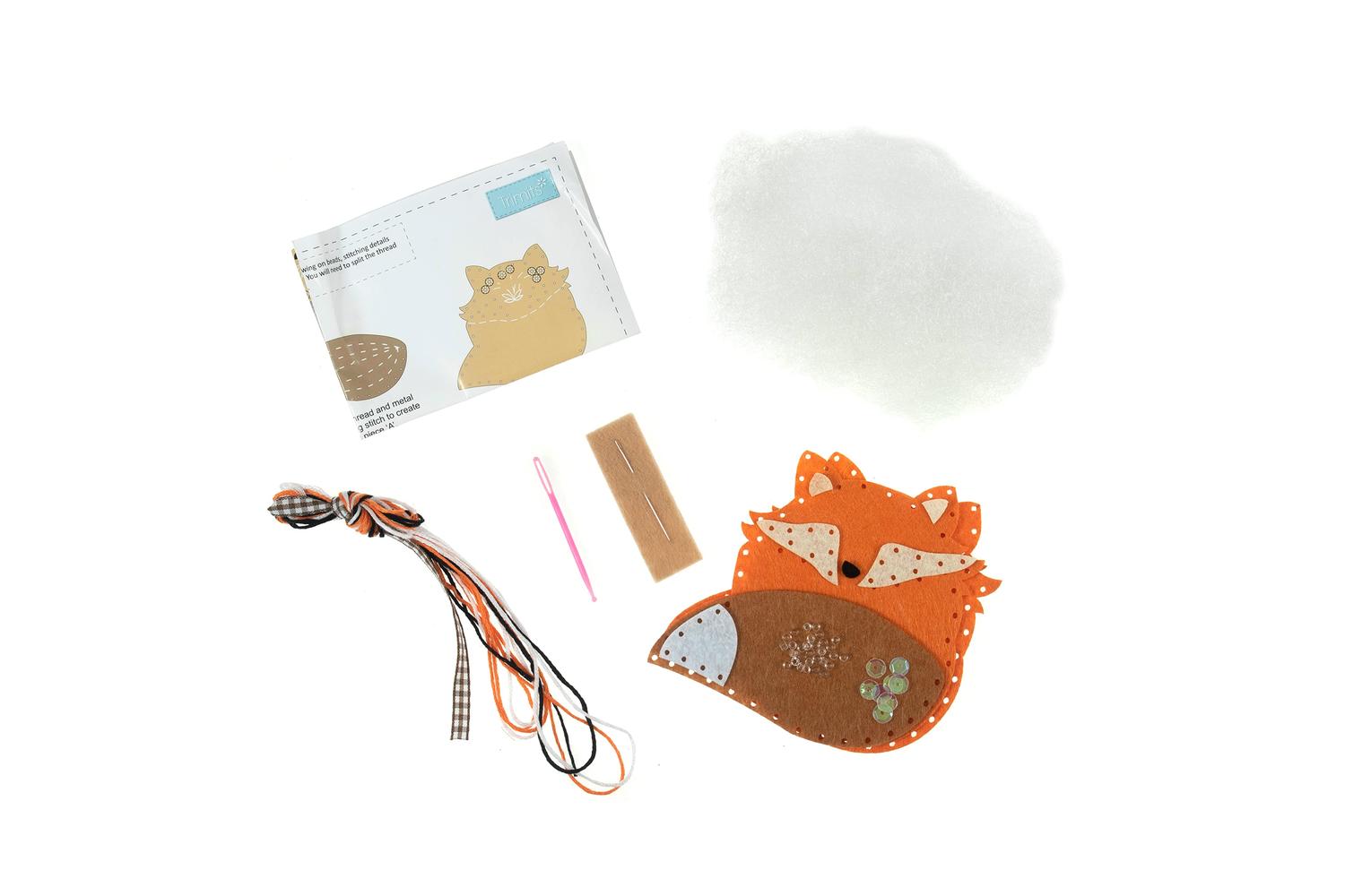Trimits Gro-gck165 - Felt Dec Fox - Felt Decoration Kit Fox-3
