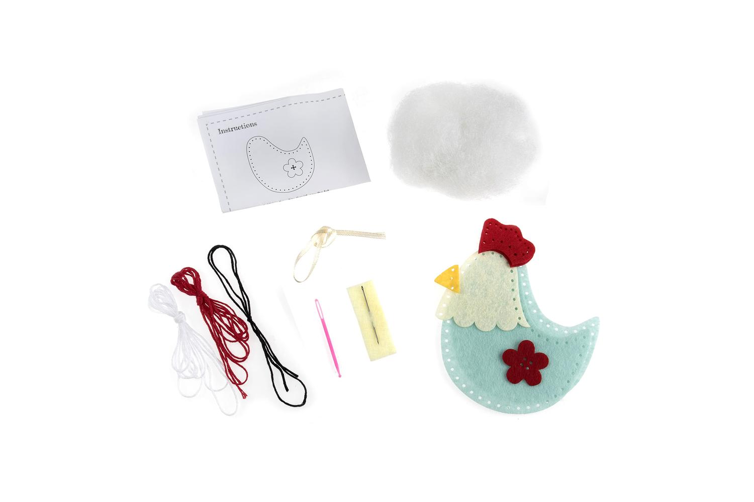 Trimits Gro-gck015 - Felt Kit Hen - Felt Decoration Kit Hen-2