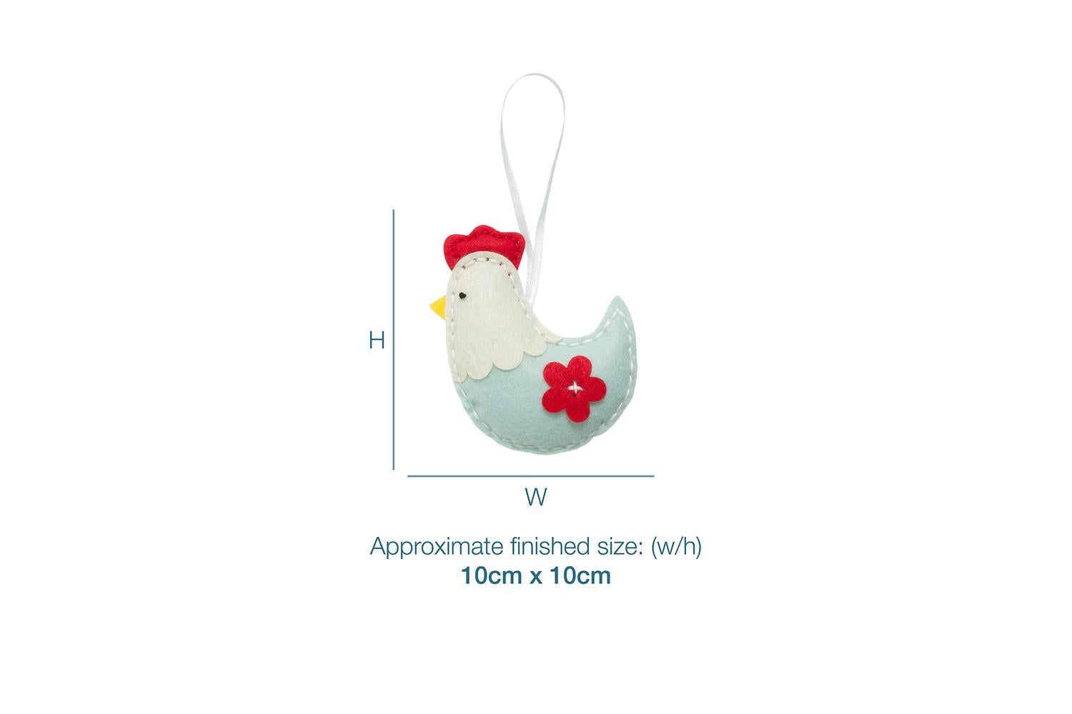 Trimits Gro-gck015 - Felt Kit Hen - Felt Decoration Kit Hen-4