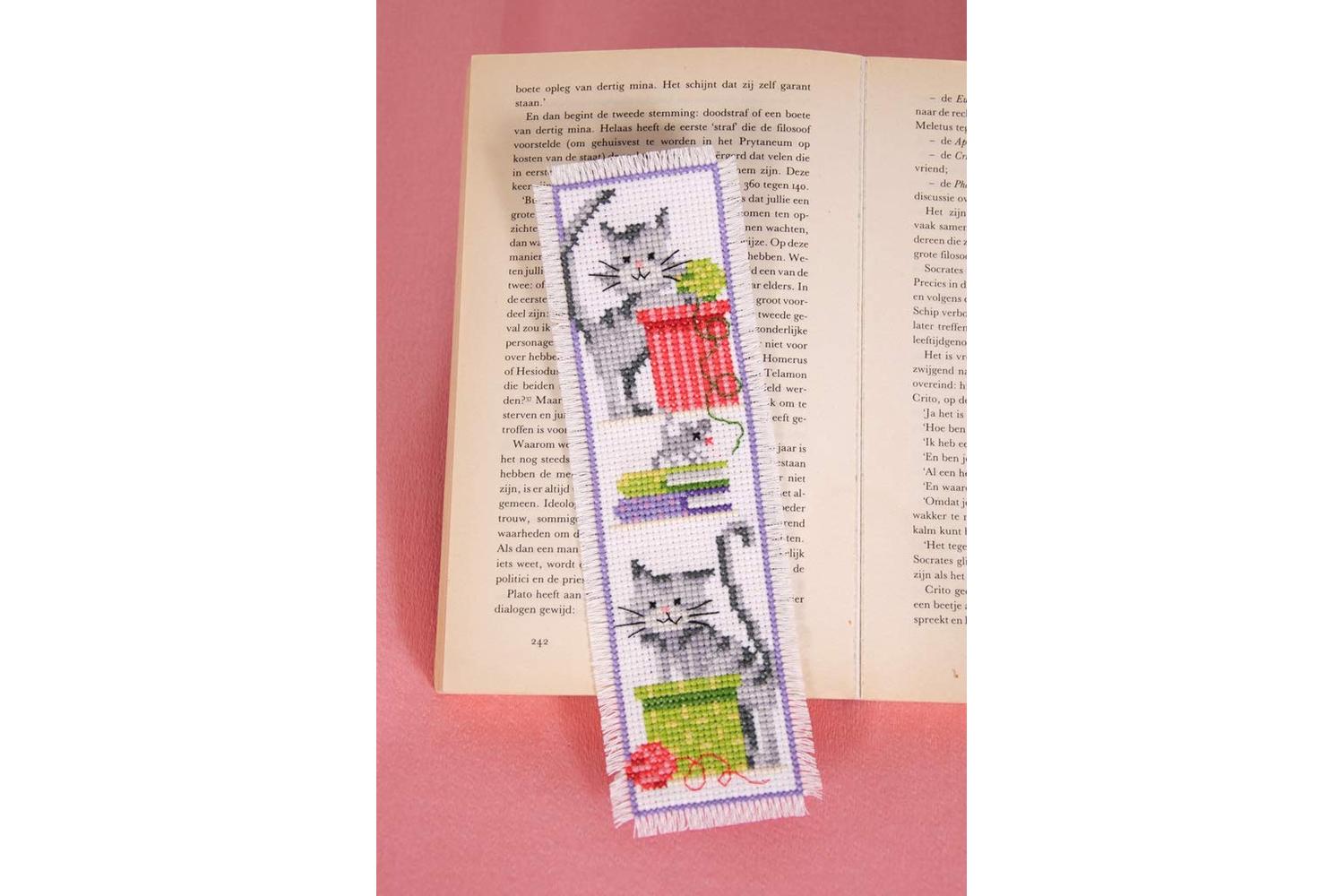 Vervaco Gro-pn-0143915 - Bmark Cats 1 - Counted Cross Stitch-2