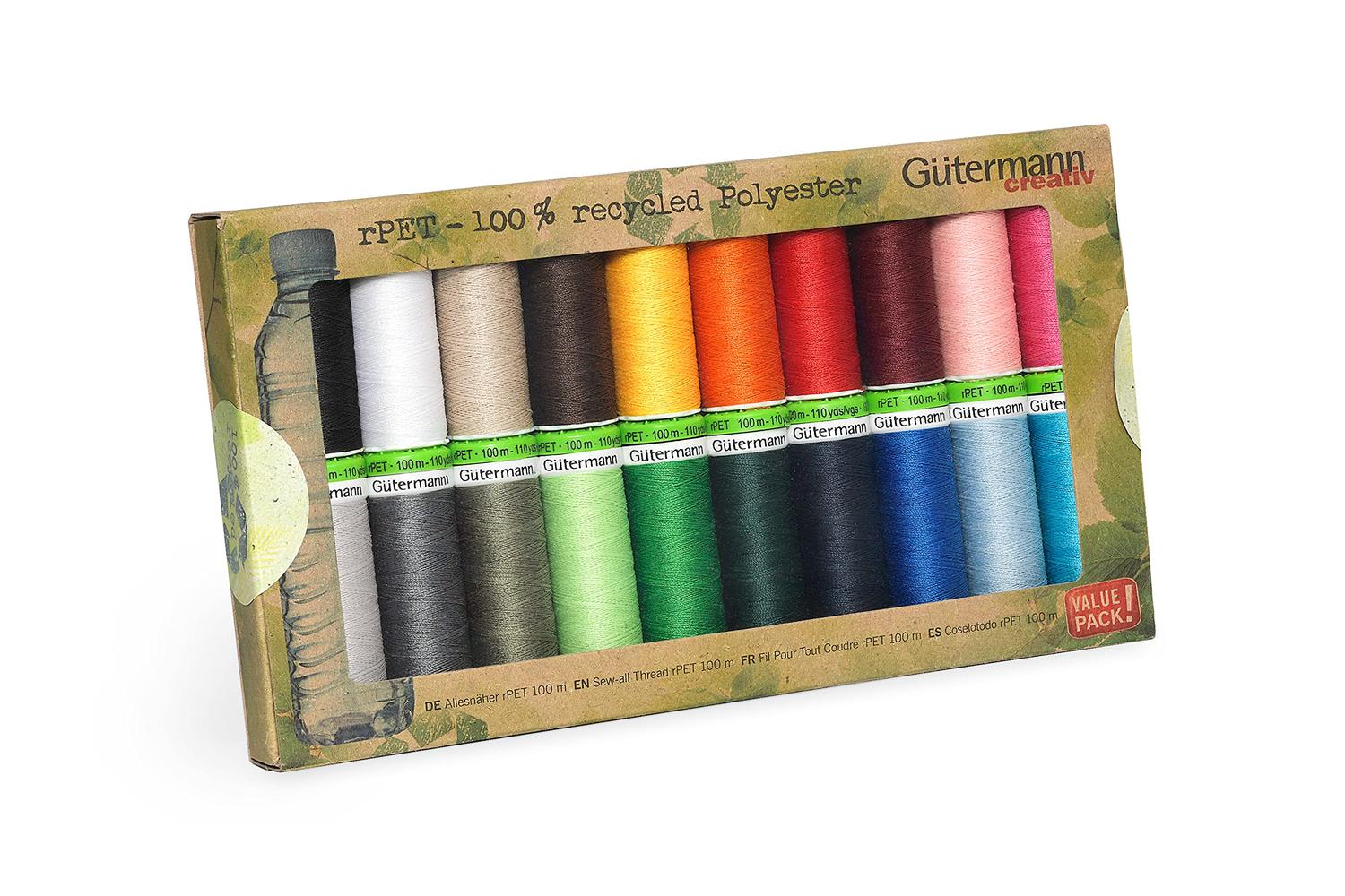 Gutermann Gro-731139\1 - Thread Set Sew-all Recycled Rpet 20