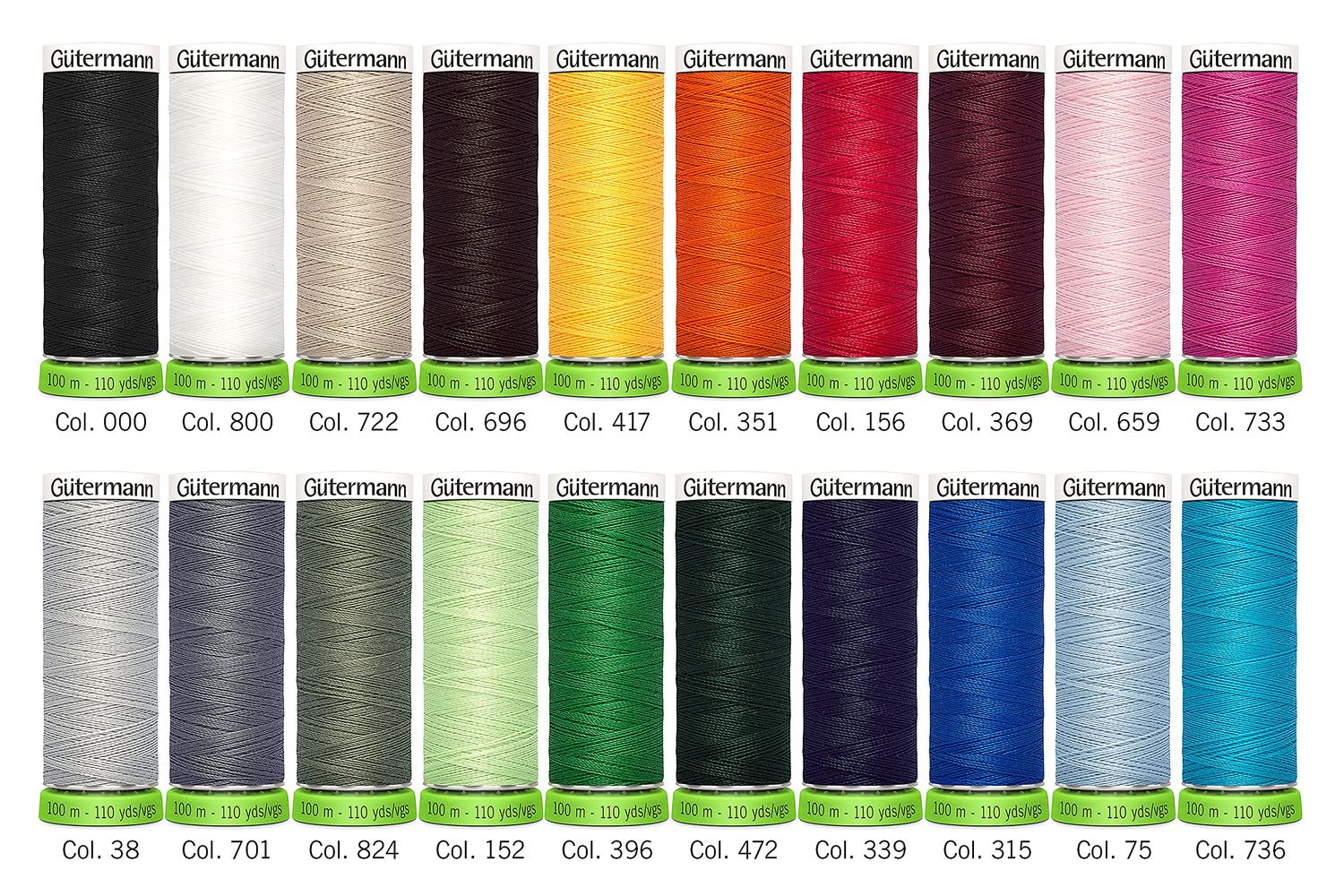 Gutermann Gro-731139\1 - Thread Set Sew-all Recycled Rpet 20-4