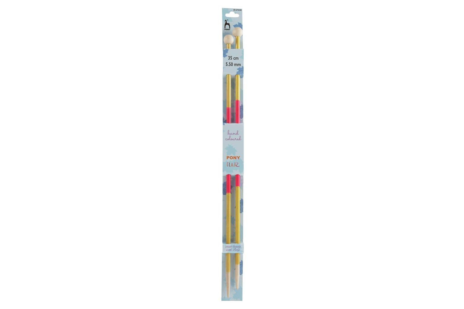 Pony Gro-p67448 - Flr Kp 35cmx550mm - Knitting Pins Single-e