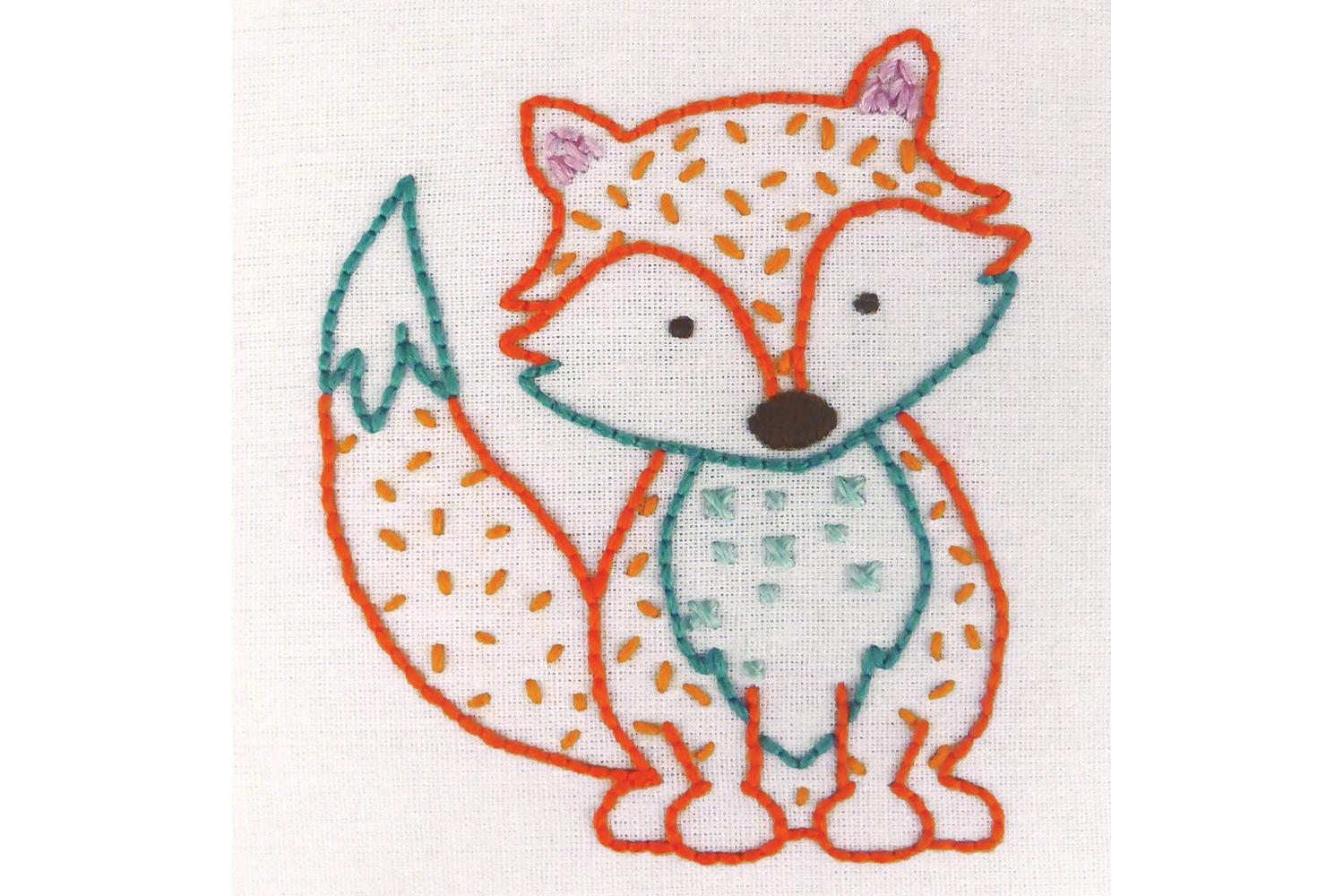 Anchor Gro-3690000\50000 - First Kit Fox - Embroidery Kit 1s-2