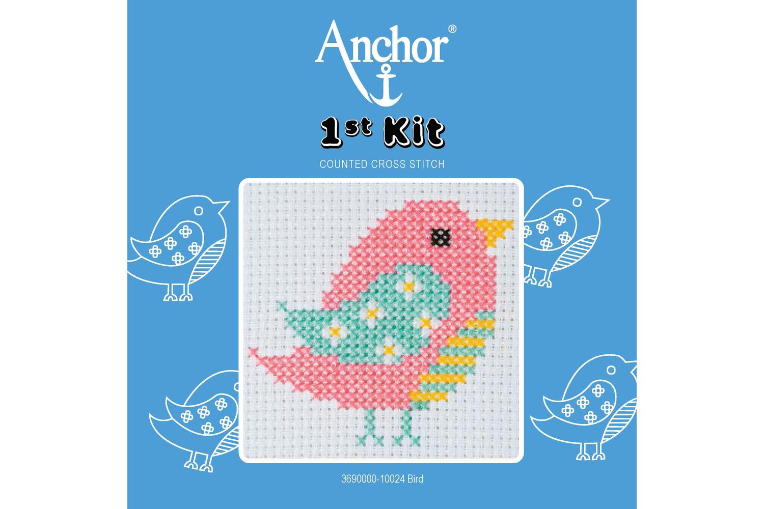 Anchor Gro-3690000\10024 - First Kit Bird - Counted Cross St