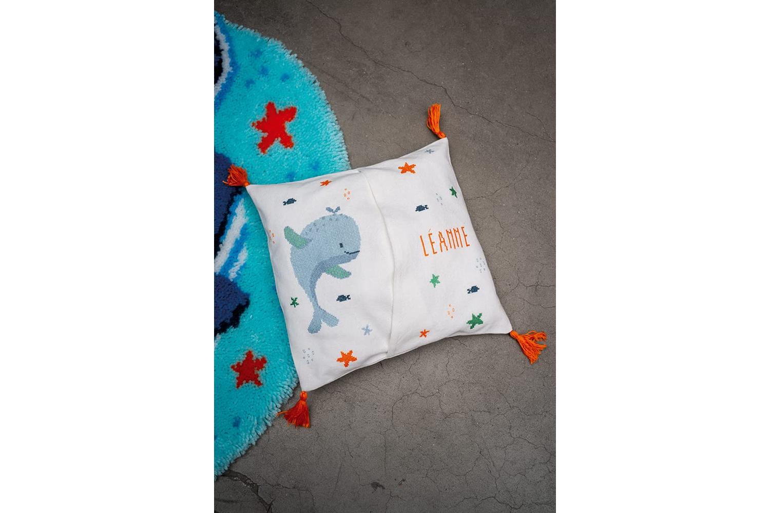 Vervaco Gro-pn-0194817 - Bag Kit Whales Fun - Counted Cross-2