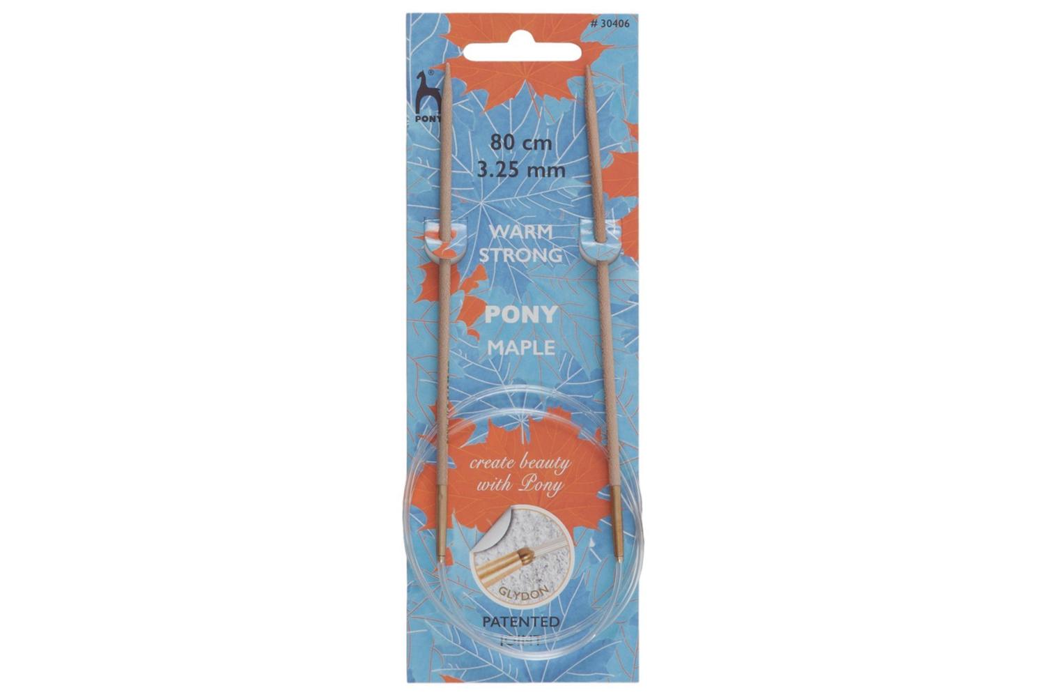 Pony Gro-p30406 - Maple Ckp 80cmx325 - Knitting Pins Circula