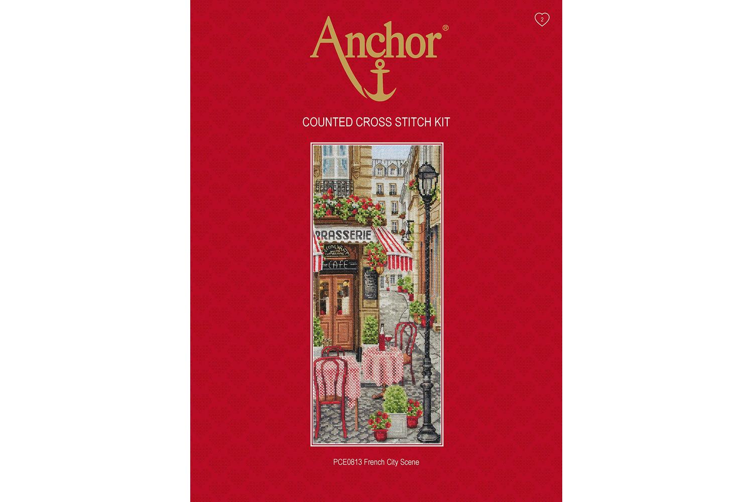 Anchor Gro-pce0813 - French City Scene - Counted Cross Stitc