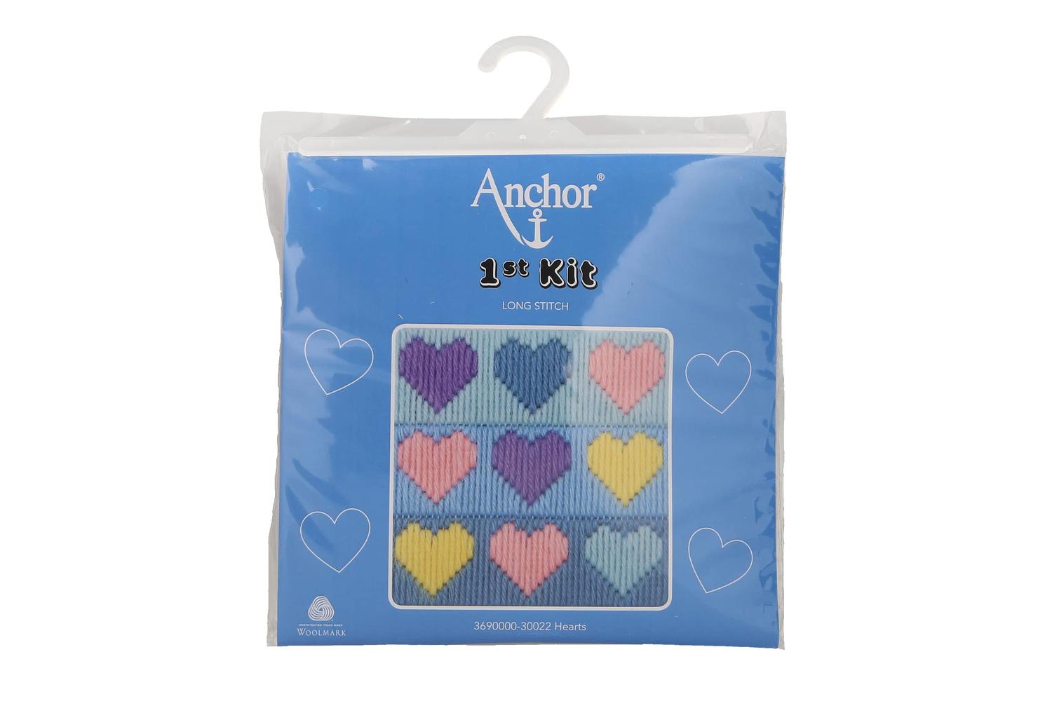 Anchor Gro-3690000\30022 - First Kit Hearts - Long Stitch Ki