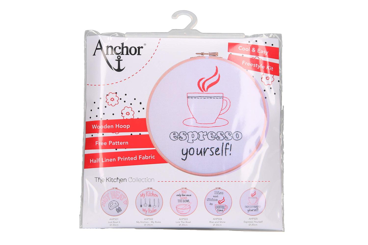 Anchor Gro-ahp505 - Espresso Yourself - Embroidery Kit With-2