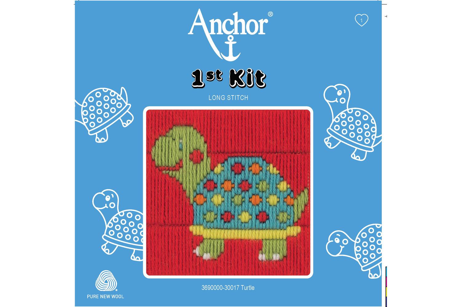 Anchor Gro-3690000\30017 - First Kit Turtle - Long Stitch Ki