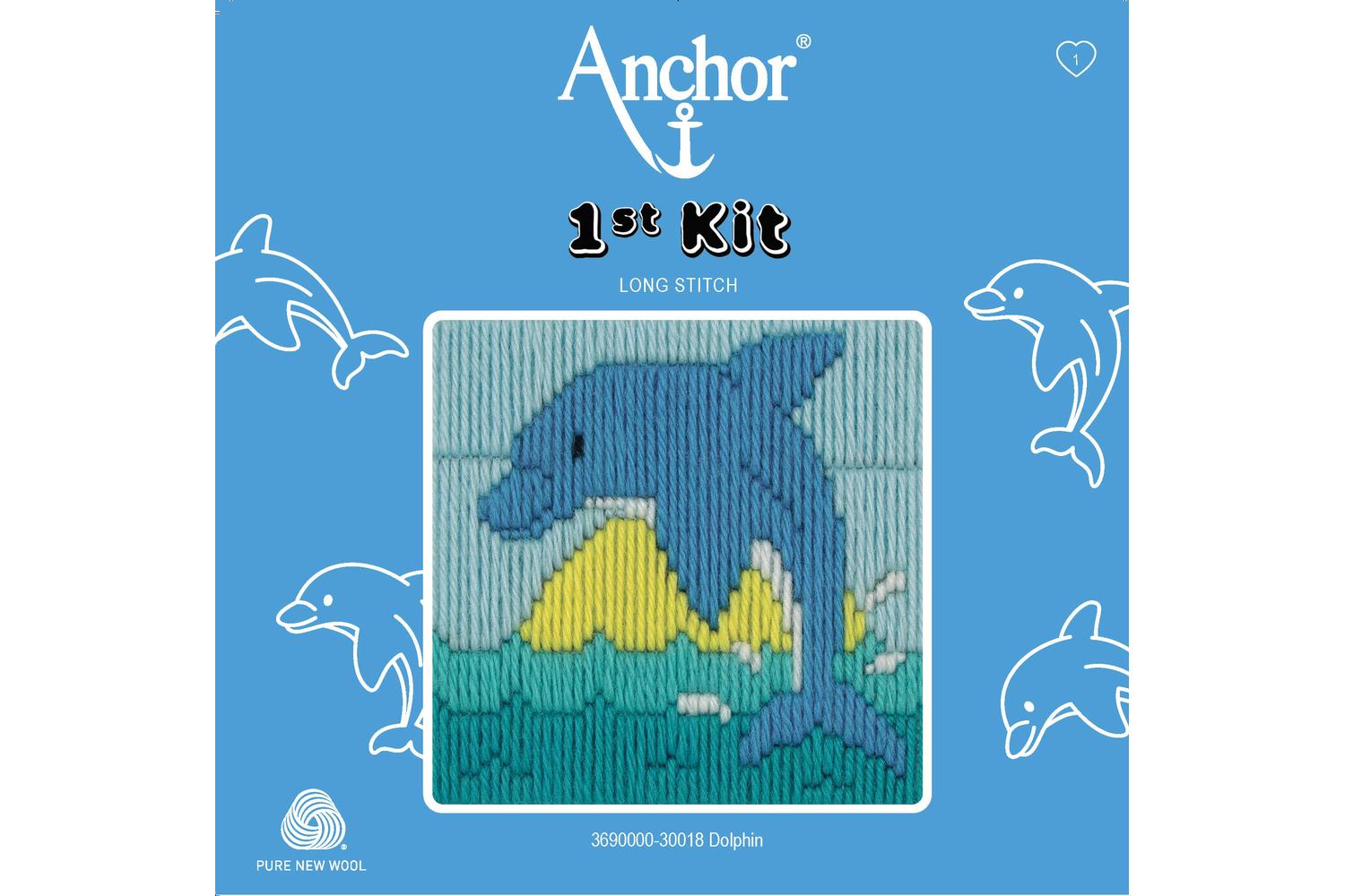Anchor Gro-3690000\30018 - First Kit Dolphin - Long Stitch K
