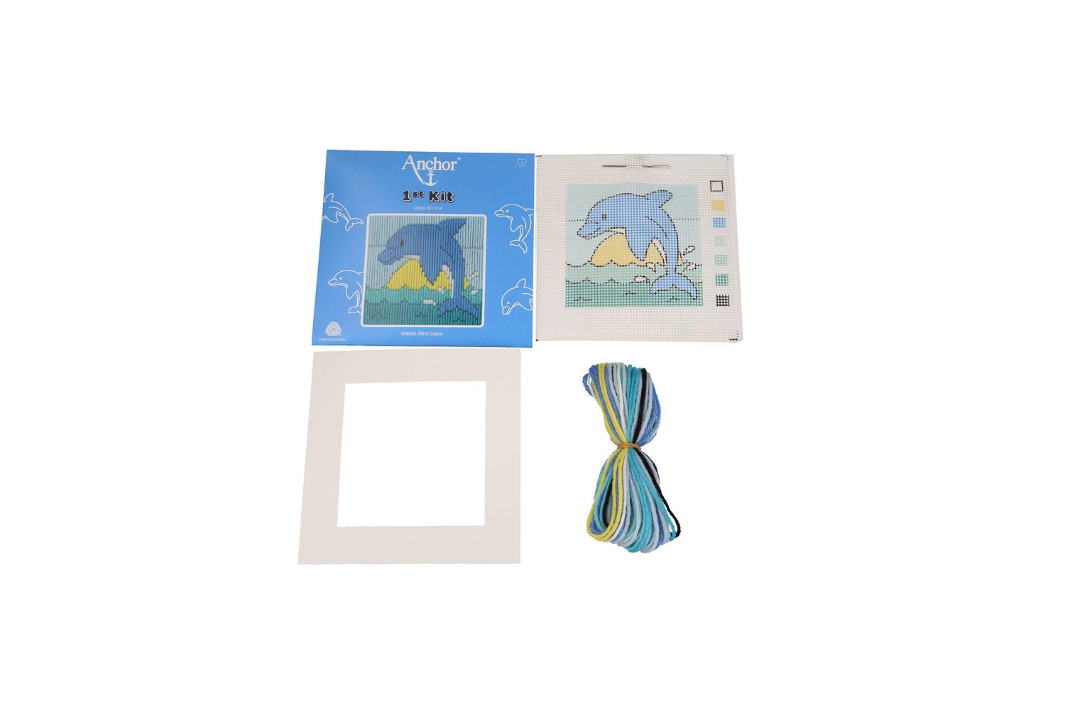 Anchor Gro-3690000\30018 - First Kit Dolphin - Long Stitch K-3