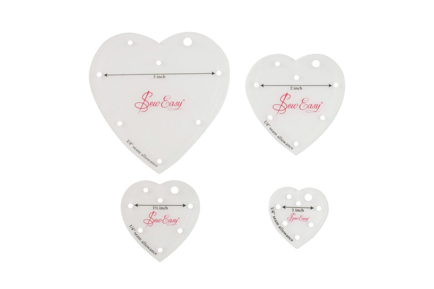Sew Easy Gro-nl4150 - Tset Mini Hearts - Template Set Mini H-3