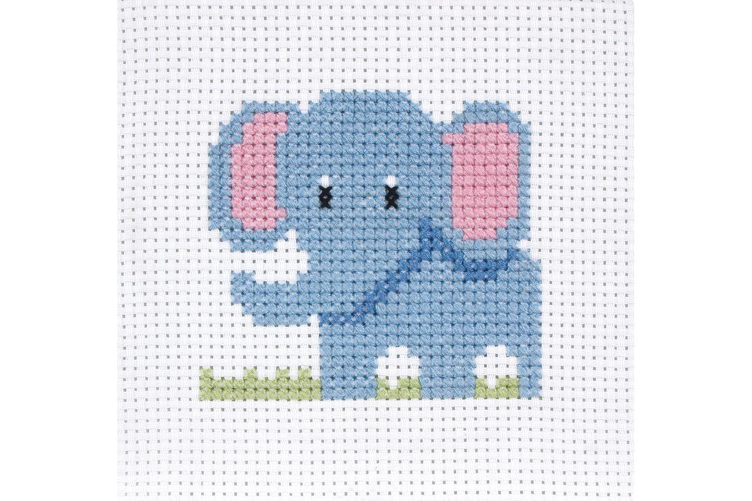 Anchor Gro-3690000\10018 - First Kit Elephant - Counted Cros-2