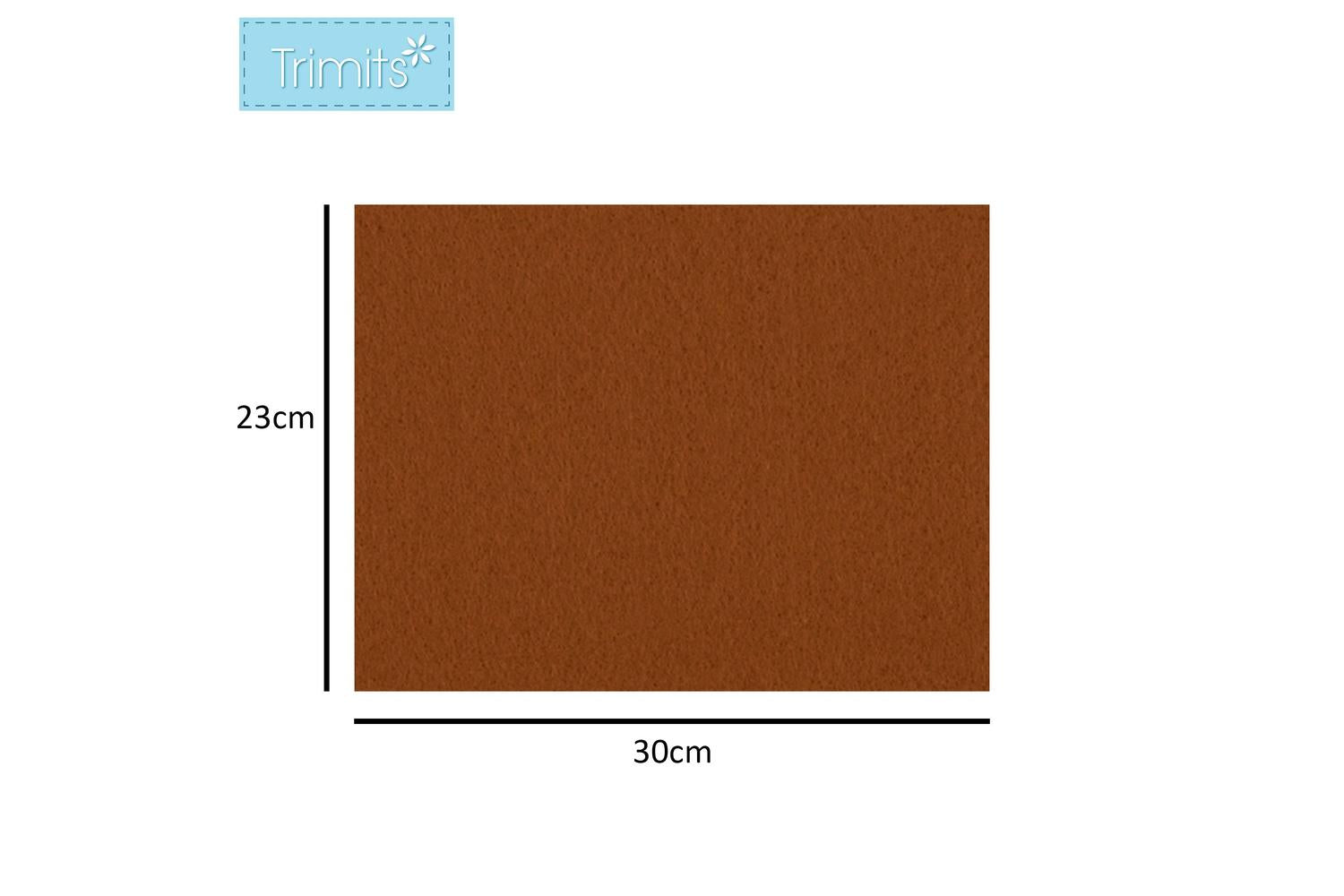 Trimits Gro-af01\47 - Afelt 23x30cm Pk10 - Felt Acrylic 23 X-3
