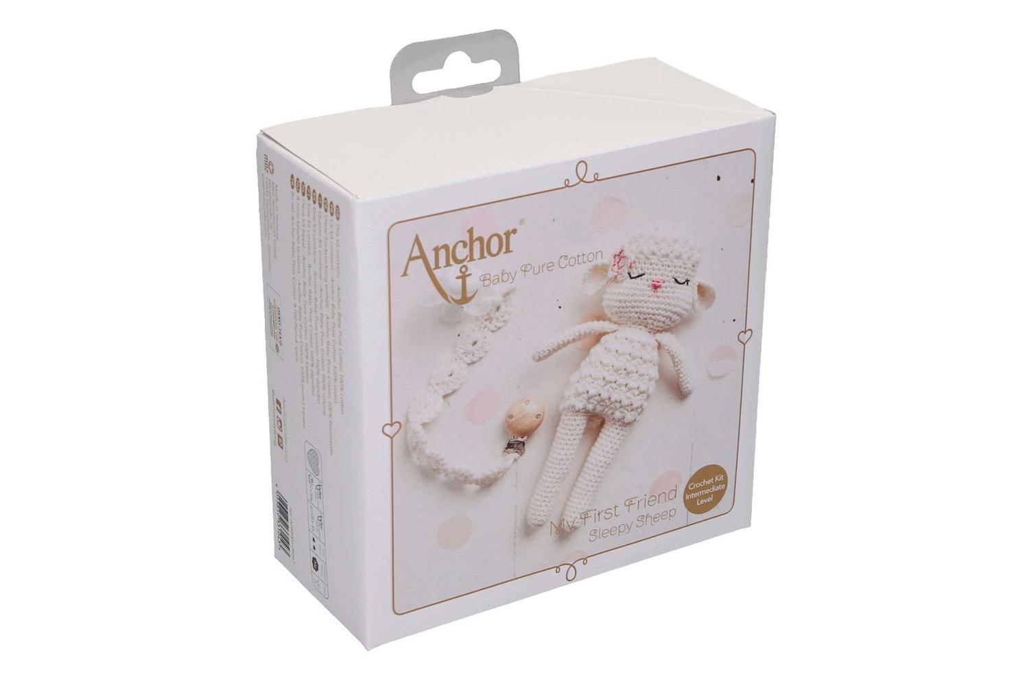 Anchor Gro-a28b001\9067 - Pacifier Kit Sheep - Crochet Kit B-2