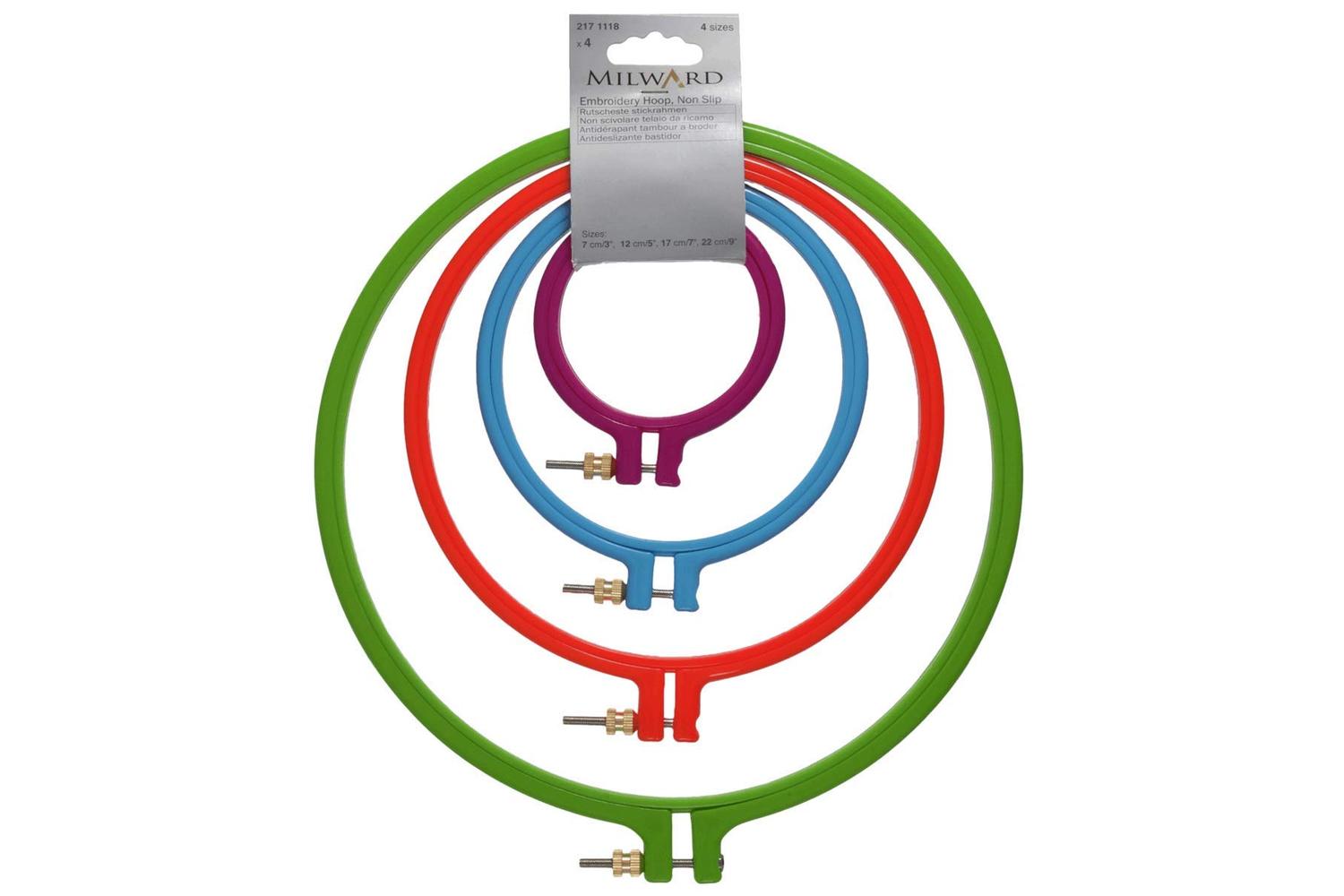 Milward Gro-2171118 - Emb Hoop Set Nslip - Embroidery Hoop S