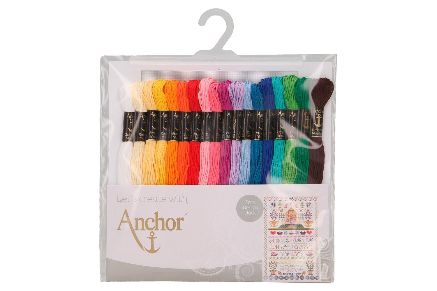 Anchor Gro-a29sc18\9061 - Stranded Cotton Essential Assortme