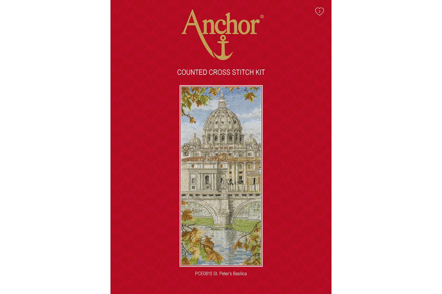 Anchor Gro-pce0815 - St Peters Basilica - Counted Cross Stit