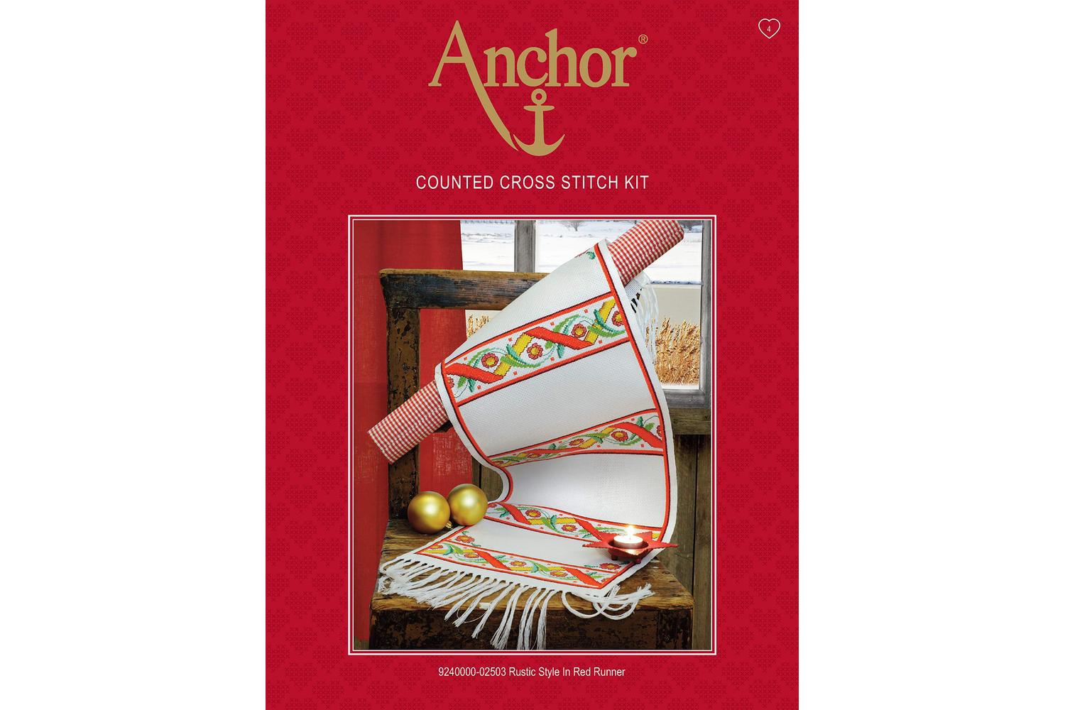 Anchor Gro-ake0009\0002 - Counted Cross Stitch Kit Heart Doo-2