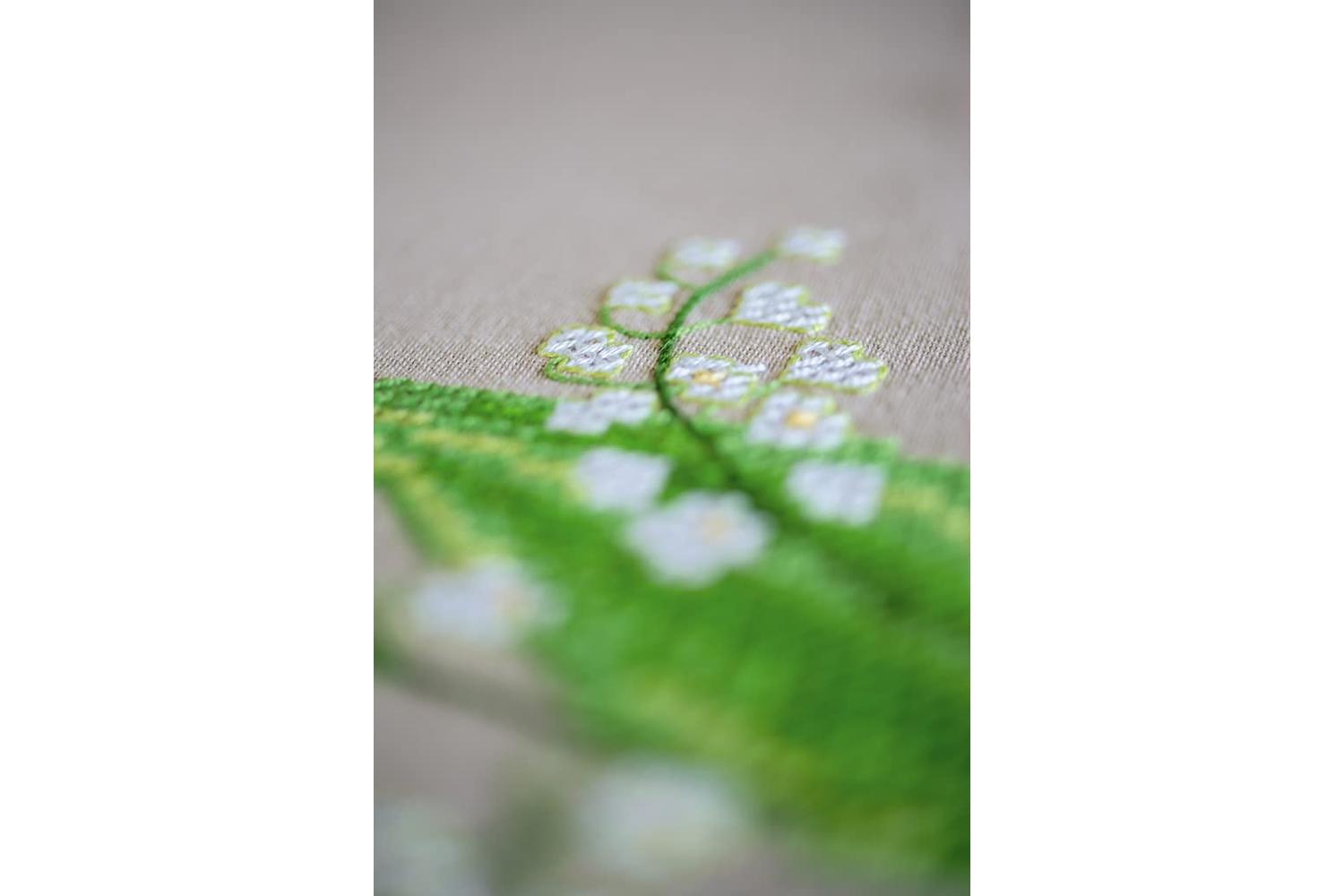 Vervaco Gro-pn-0178209 - Tcloth Lily Valley - Embroidery Kit-2