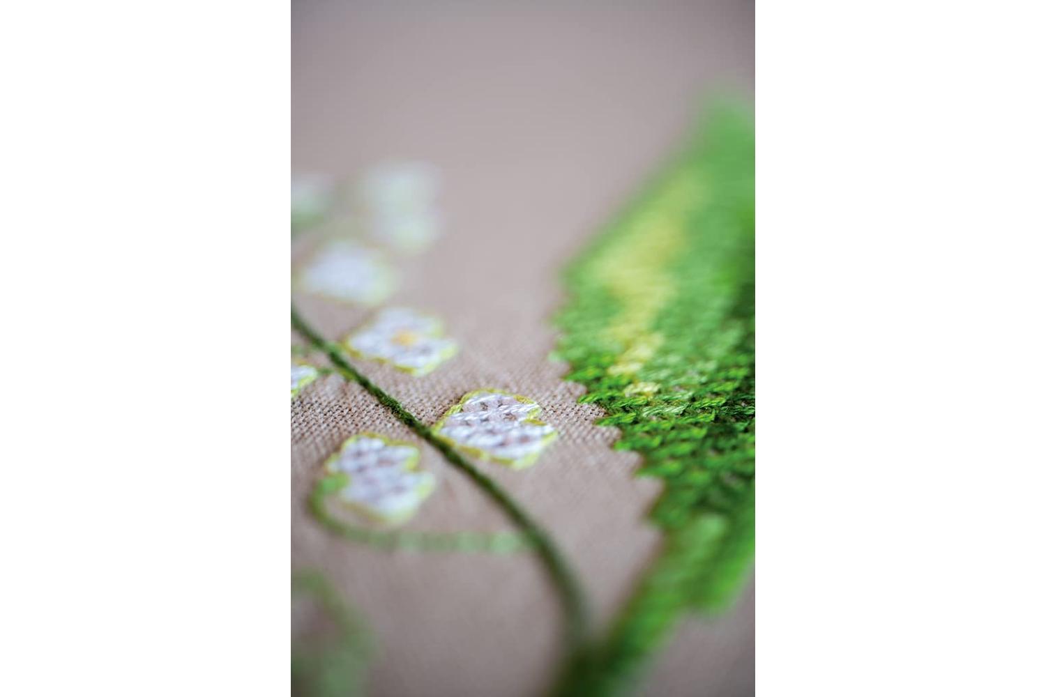 Vervaco Gro-pn-0178209 - Tcloth Lily Valley - Embroidery Kit-4