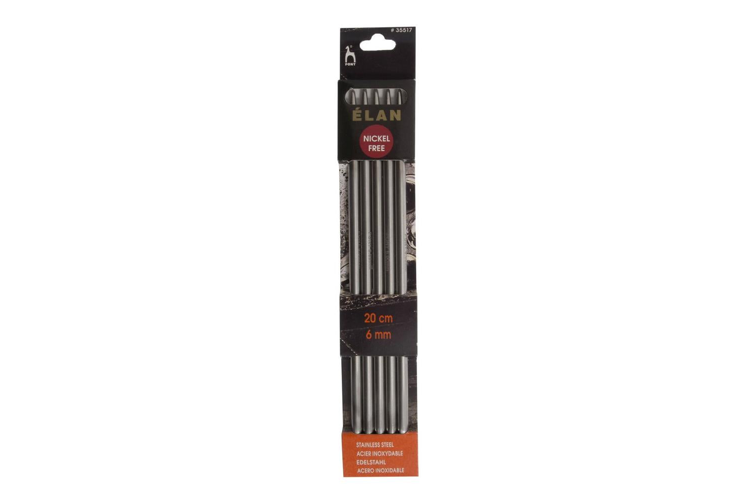 Pony Gro-p35517 - Ss Kp De 20cmx600 - Knitting Pins Double-e