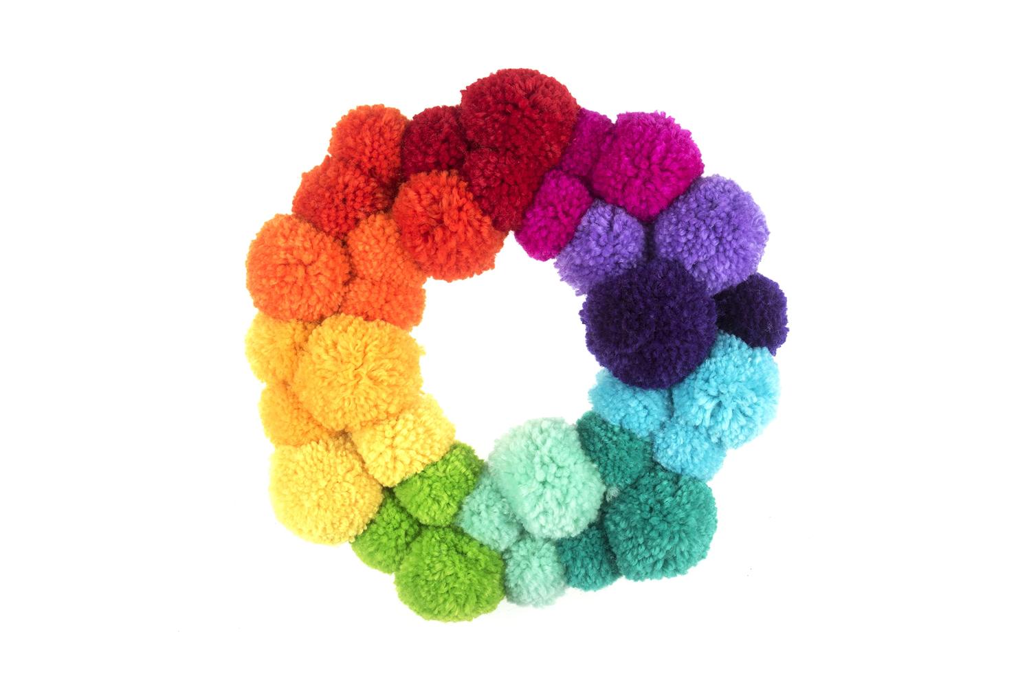 Trimits Gro-gck188 - Pompom Wreath Rbow - Pom Pom Wreath Kit-2