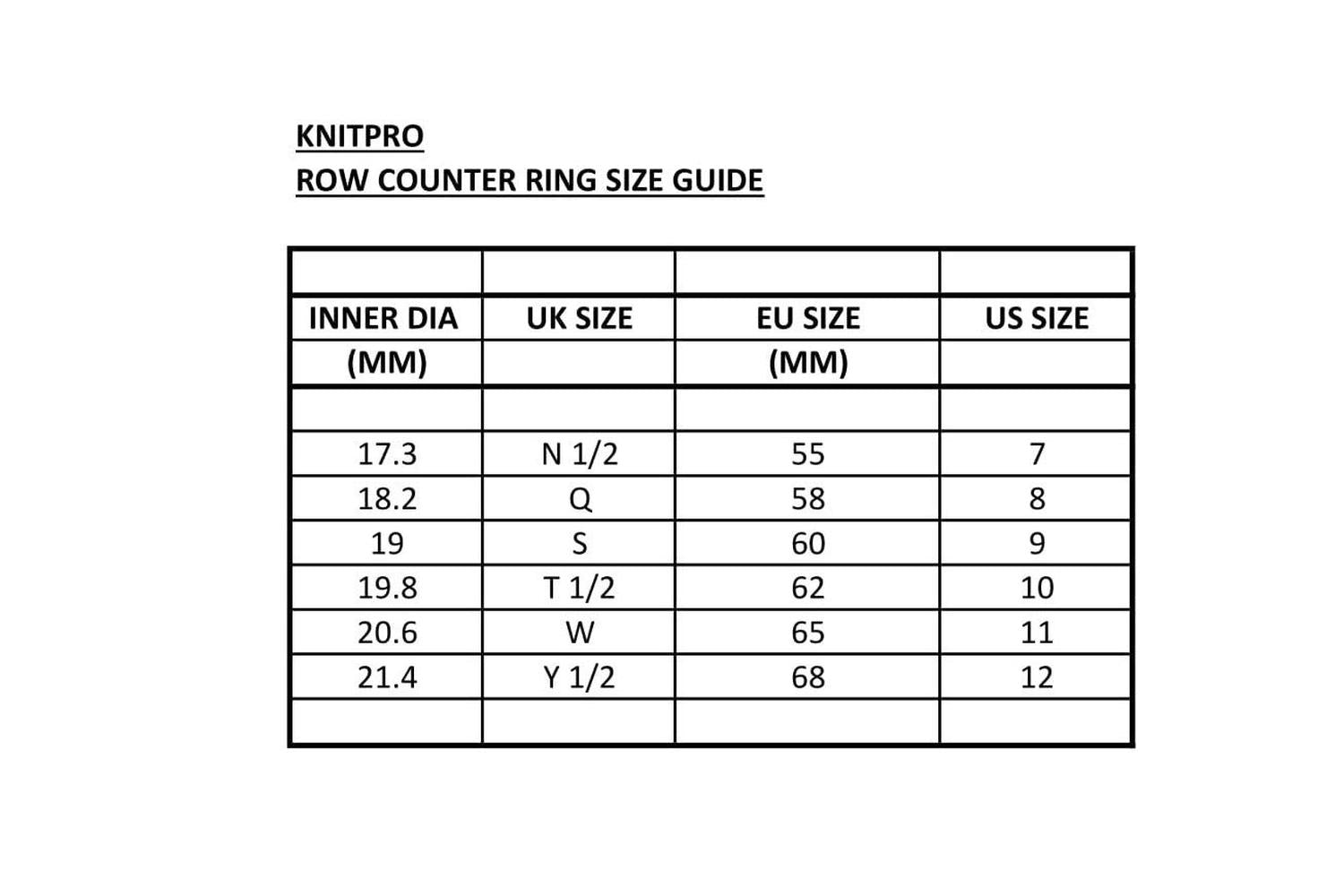 Knitpro Gro-kp10435 - Rbow Rcount Size 11 - Row Counter Rain-4