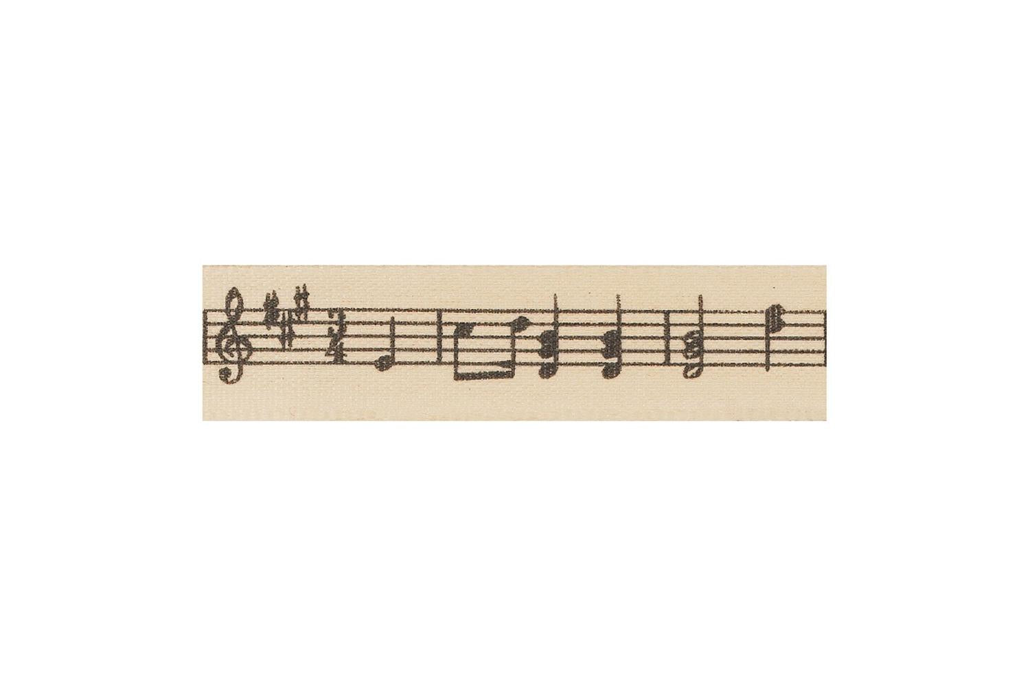 Berisfords Gro-c1411515\1 - Music Notes 4mx15mm - Ribbon Mus