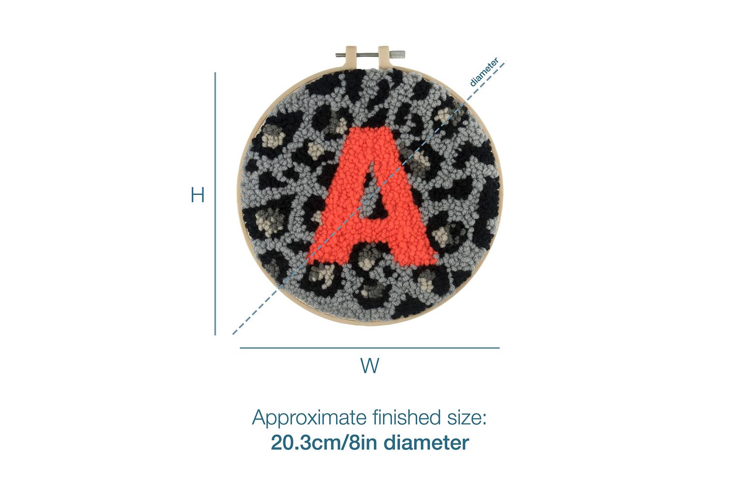 Trimits Gro-gck147 - Punch Needle Kit Yarn And Hoop Animal P-4