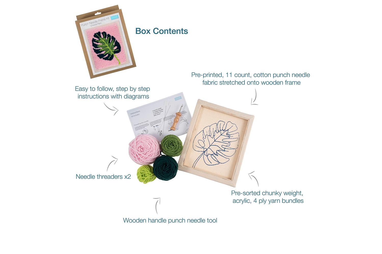 Trimits Gro-gck090 - Pneedle Cheese Plant - Punch Needle Kit-3
