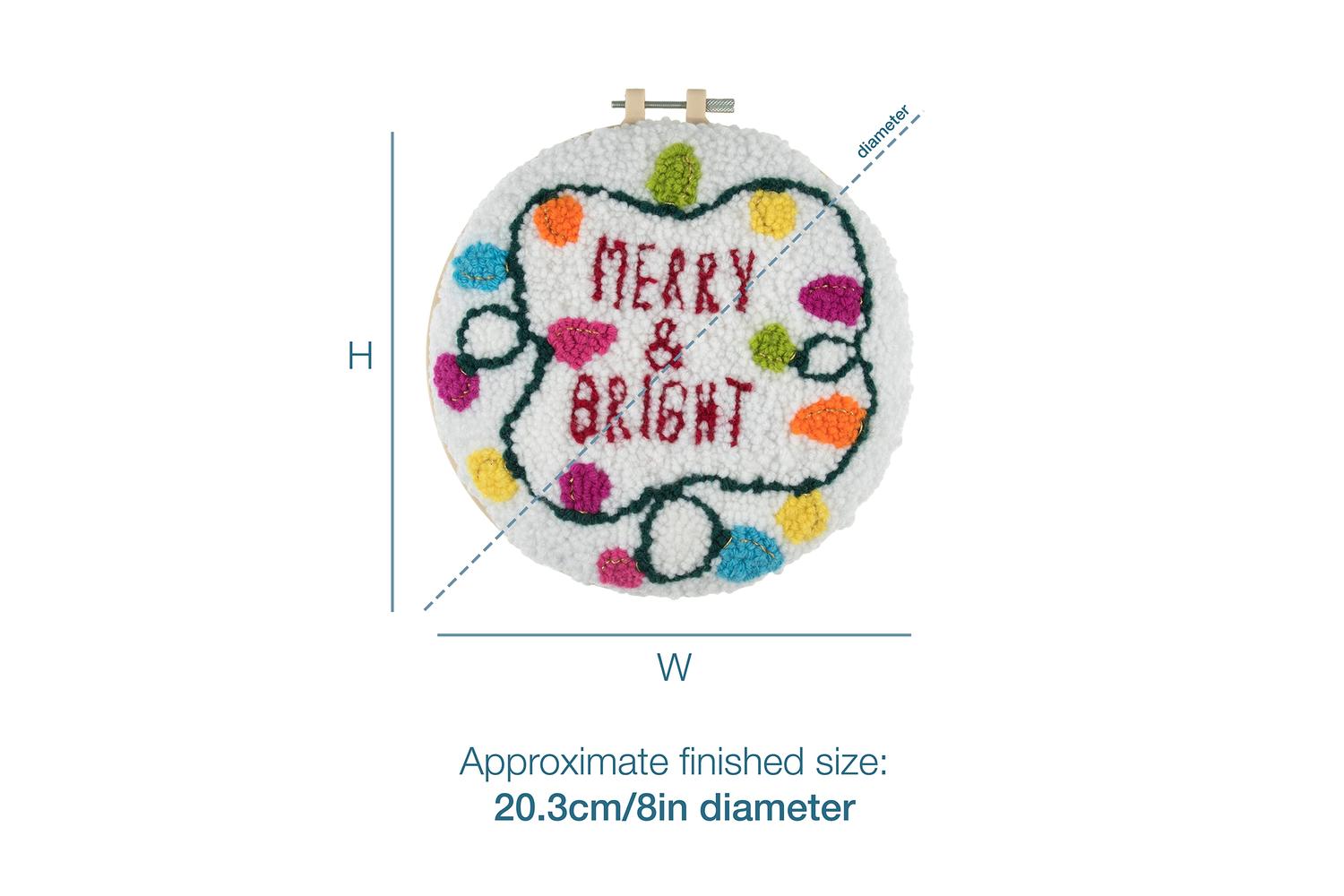Trimits Gro-gck126 - Punch Needle Kit Yarn And Hoop Christma-4