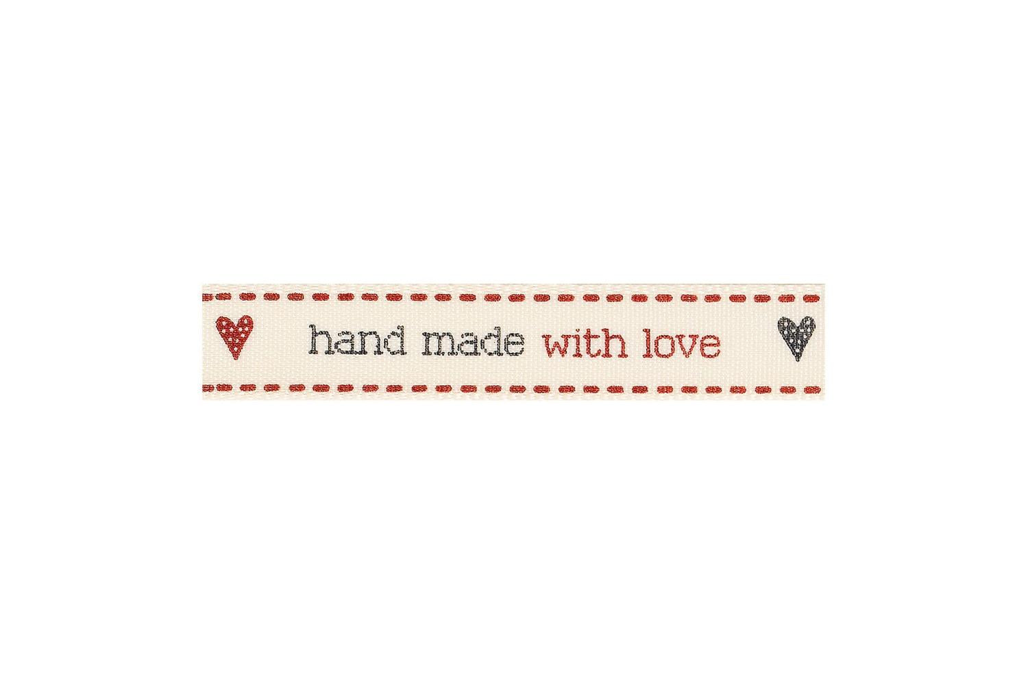 Berisfords Gro-c1367715\1 - Ribbon Handmade With Love 4m X 1