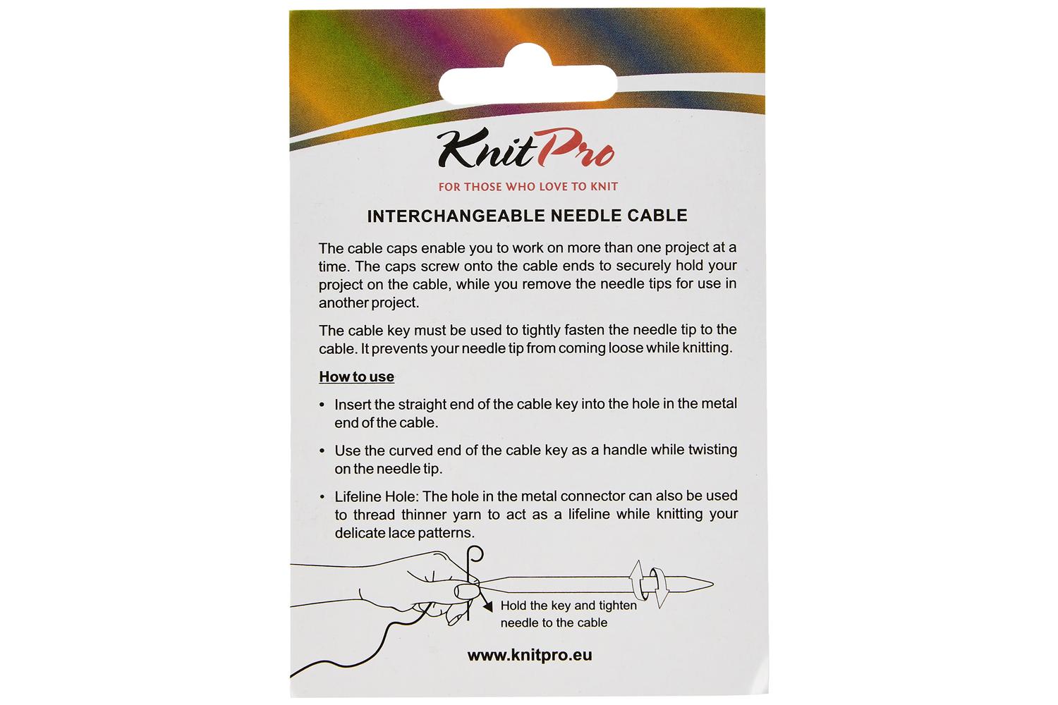 Knitpro Gro-kp10503 - Cable 76cm Purple - Cable Circular Int-2