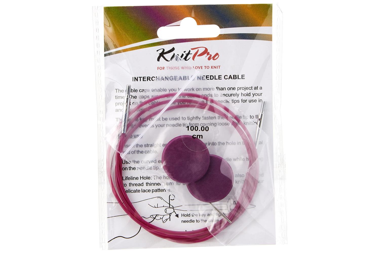 Knitpro Gro-kp10503 - Cable 76cm Purple - Cable Circular Int-3
