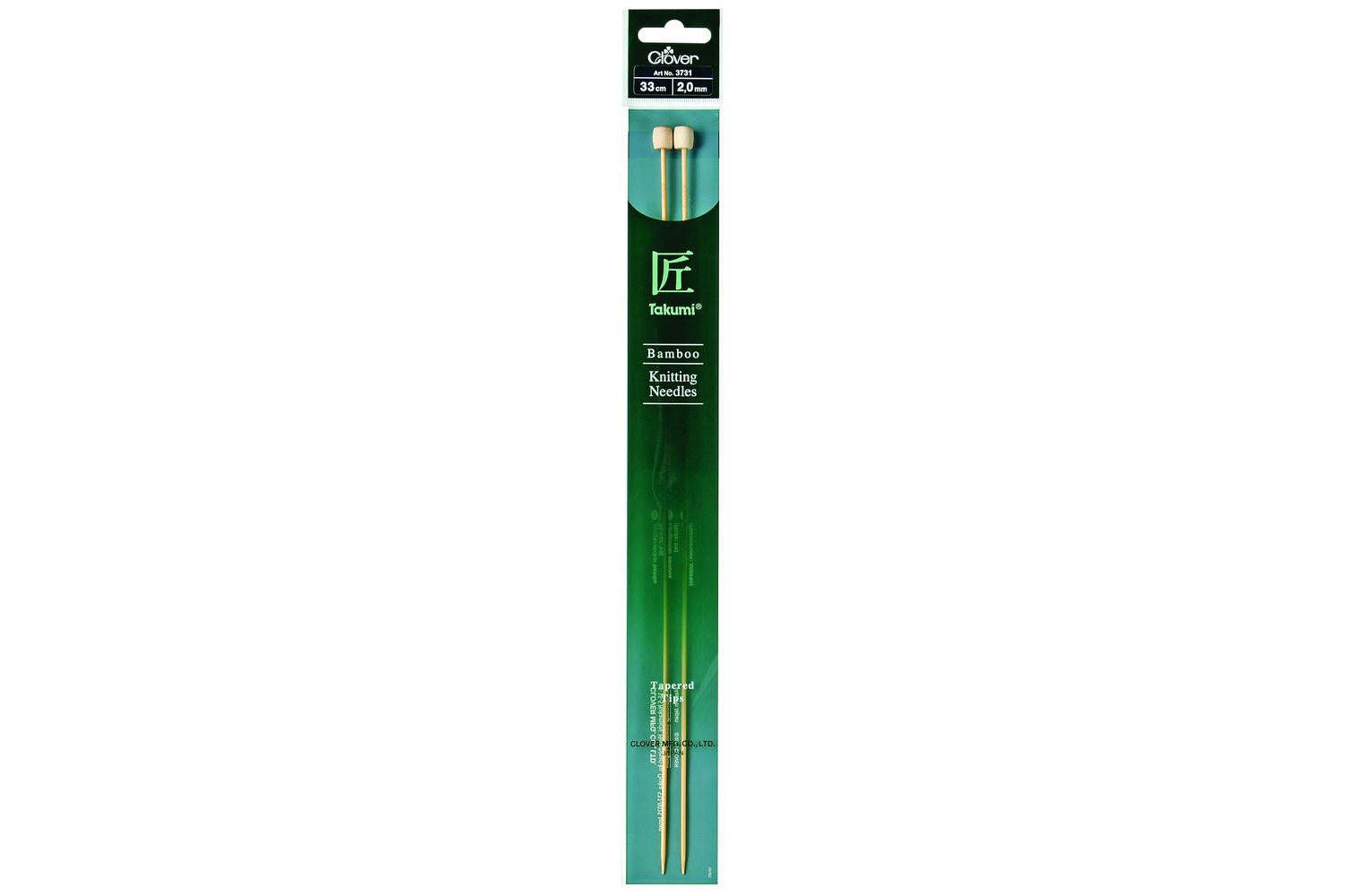 Clover Gro-cl3731 - Knitting Pins Single-ended Takumi Bamboo