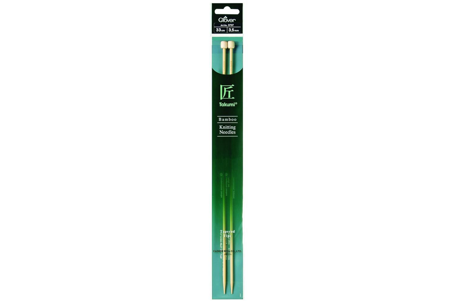 Clover Gro-cl3737 - Knitting Pins Single-ended Takumi Bamboo