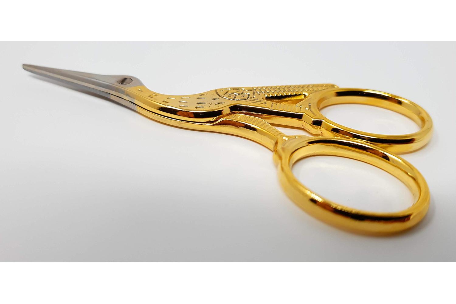 Madeira Gro-9479 - Scissors Embroidery Gold-plated Stork Sty-2