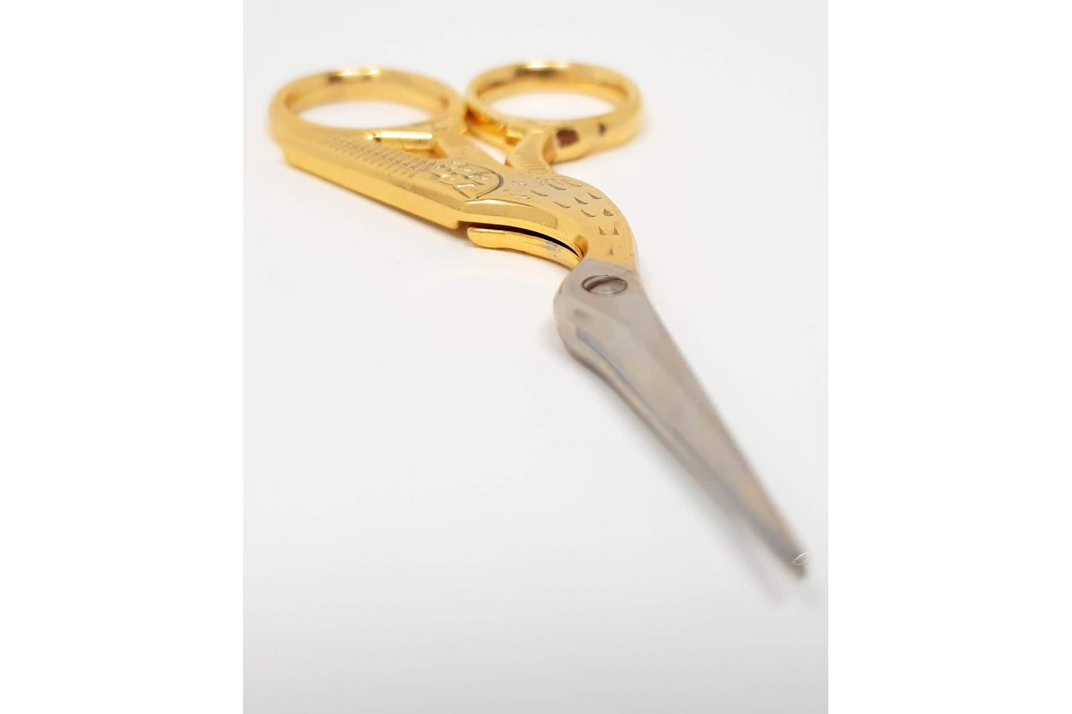 Madeira Gro-9479 - Scissors Embroidery Gold-plated Stork Sty-4