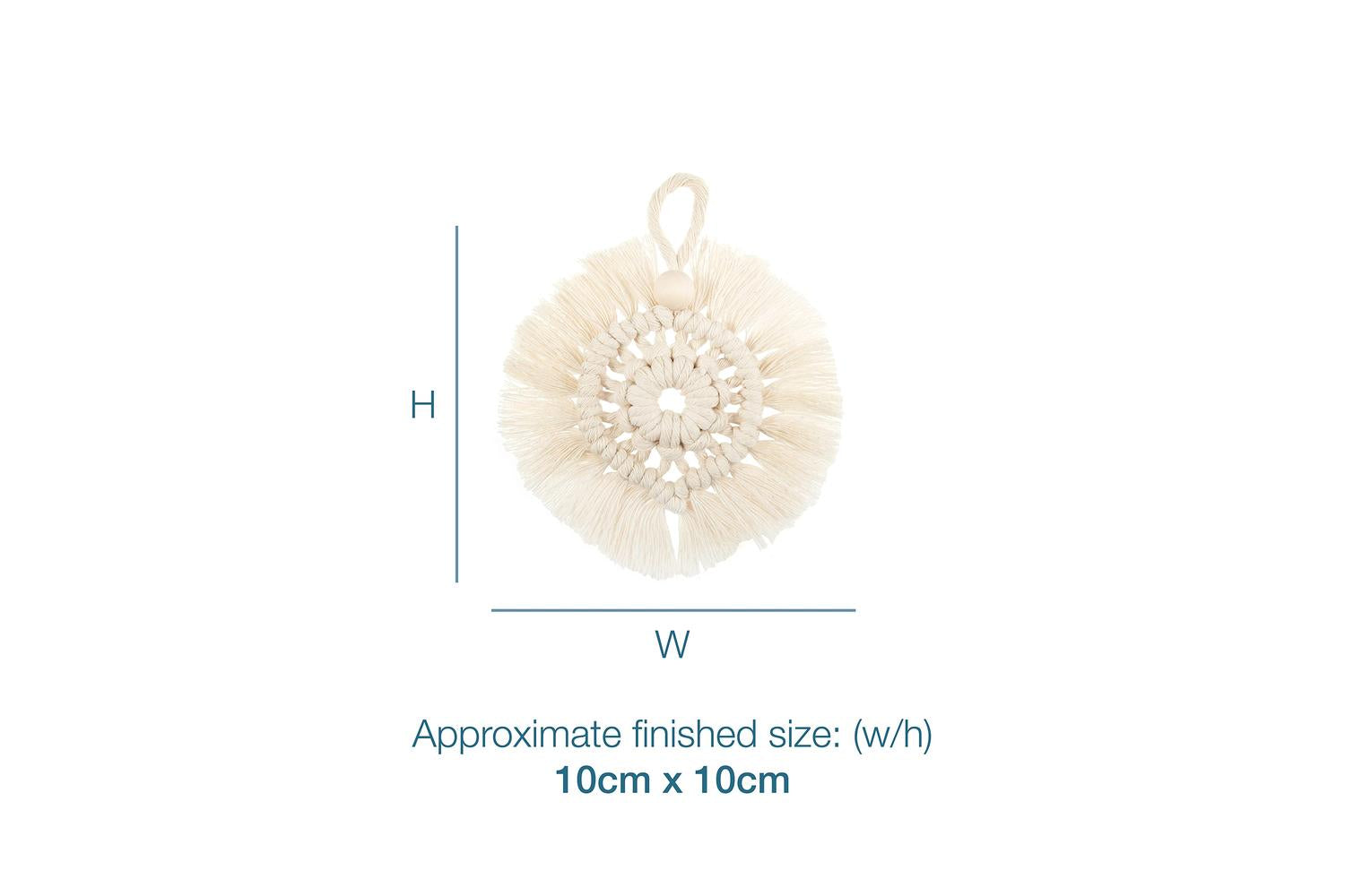 Trimits Gro-gck195 - Macrame Kit Wreath - Macram Kit Decorat-3
